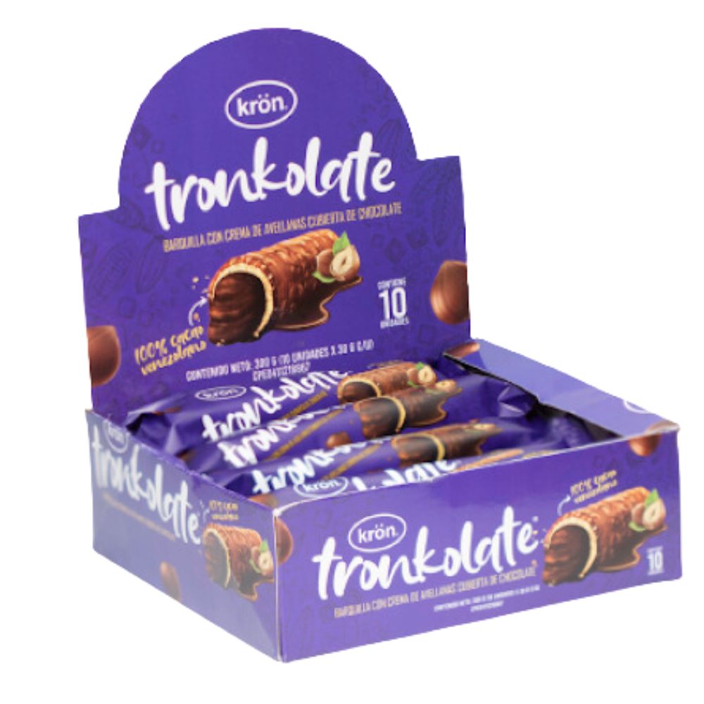 Chocolate Tronkolate 30gr x 10 Und