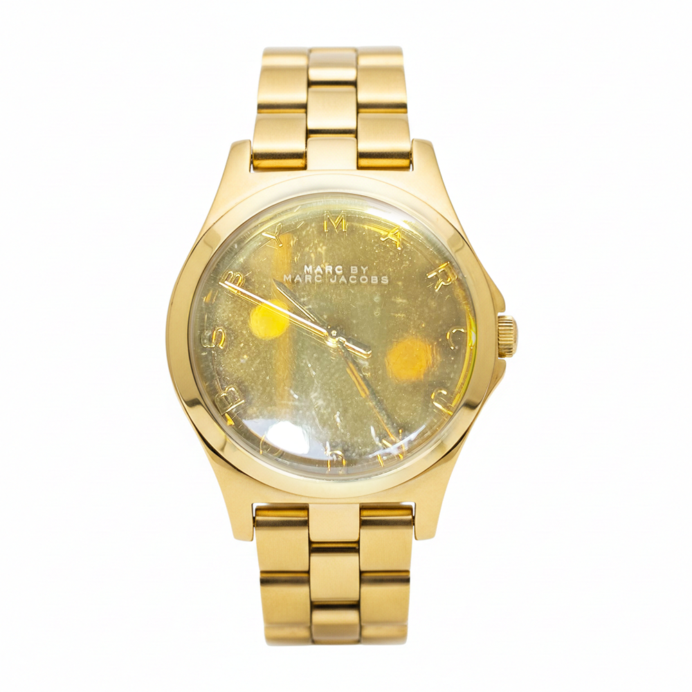 Marc Jacobs Reloj Baker Para Damas Golden