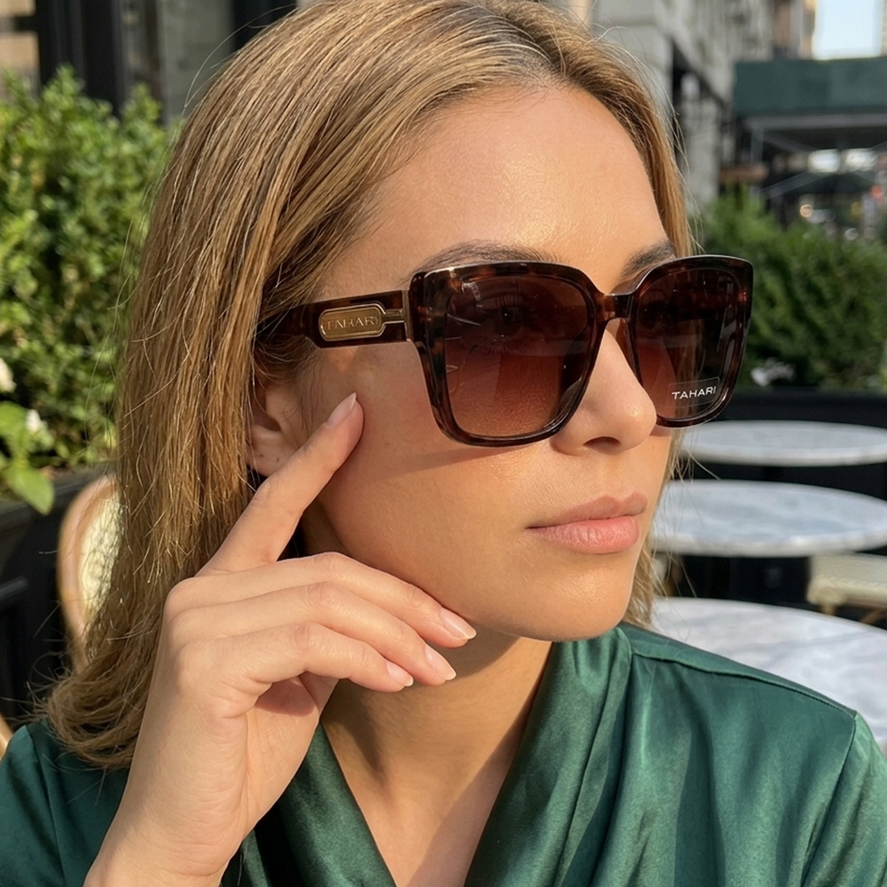 Tahari Lentes de Sol Para Damas 100% UV Protection