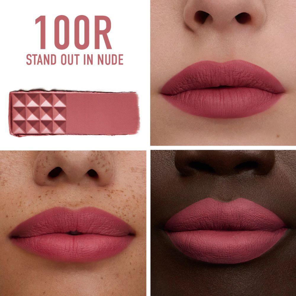 Valentino Labial Spike Valentino Matte 100R Stand Out In Nude 2.3 gr