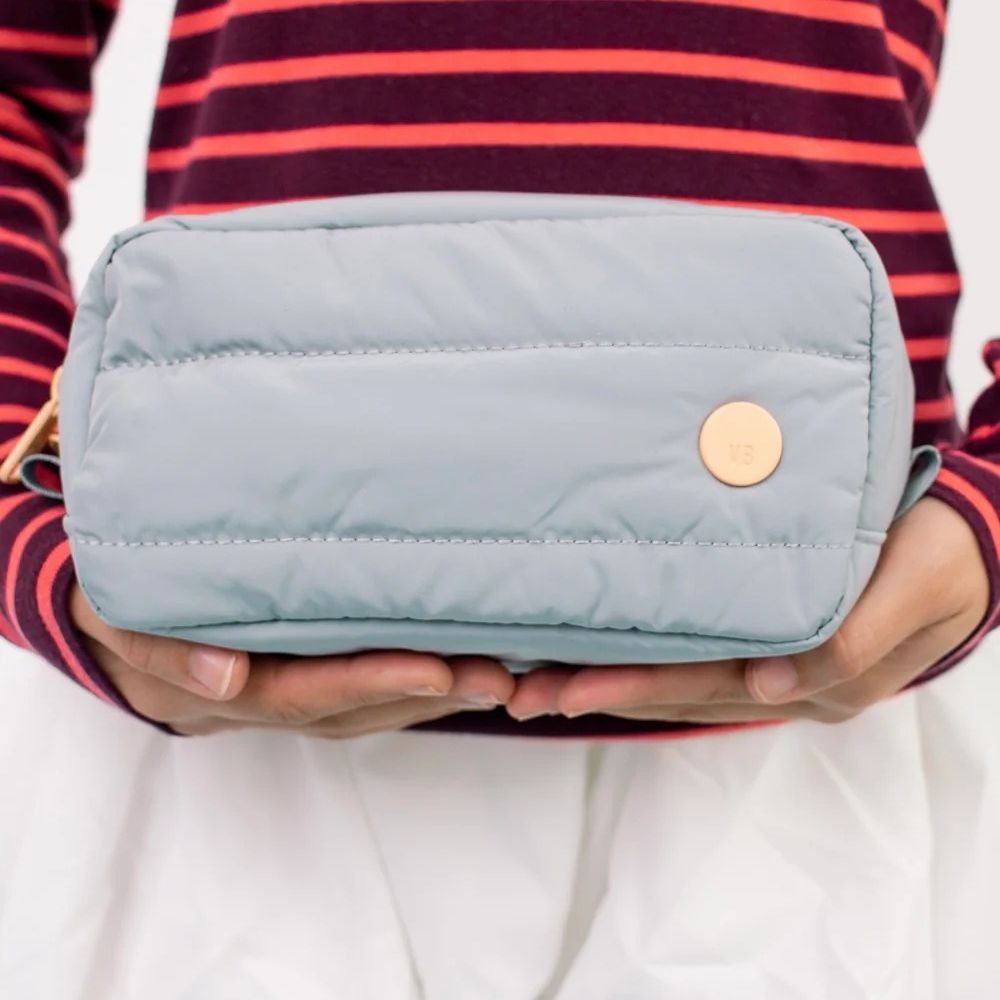 Vanessa Boulton Estuche Rectangulo Puffy-Neblina