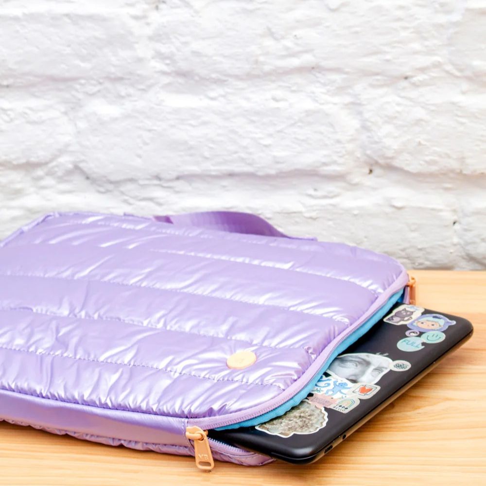 Vanessa Boulton Porta Lapto Puffy-Bati Shiny