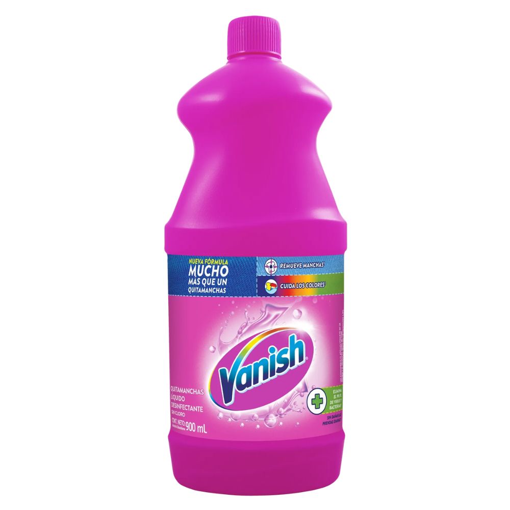 Vanish Quitamanchas Líquido Desinfectante Sin Cloro 900ml