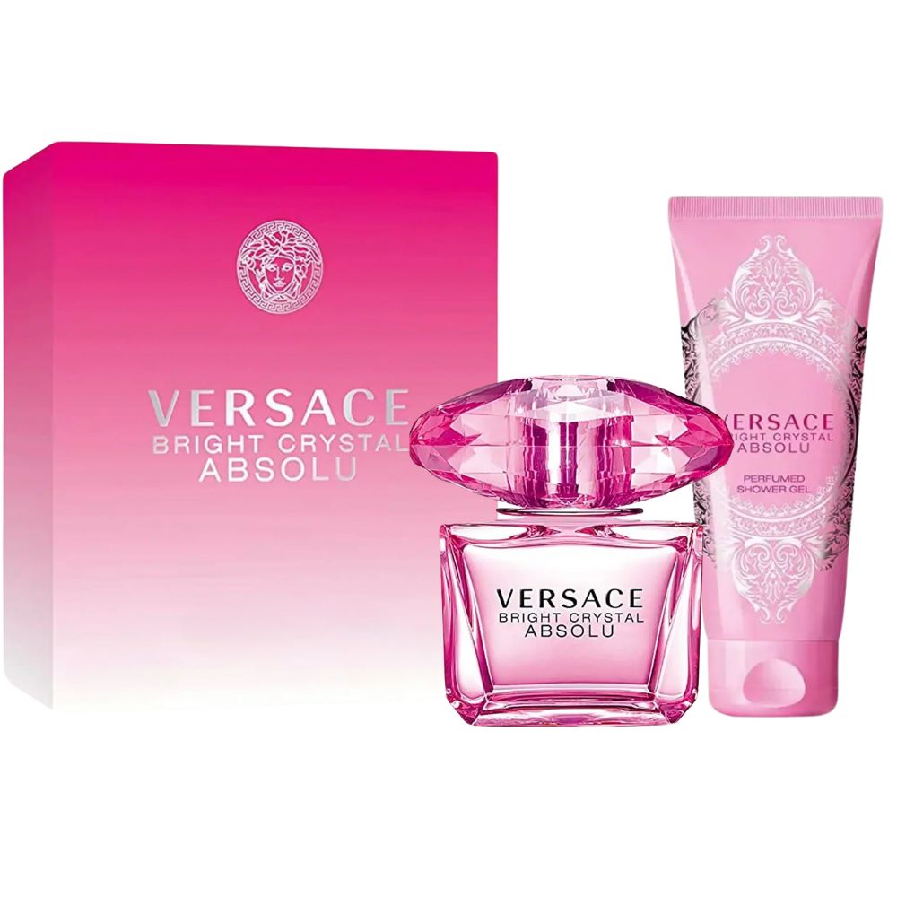 Versace Bright Crystal Absolu Eau de Parfum 90ml + Perfumed Body Lotion 100ml 2 Und