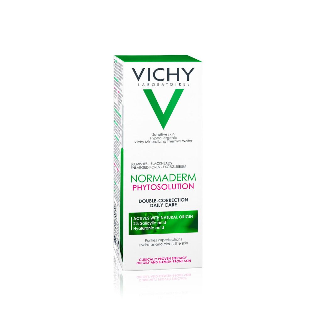 Vichy Normaderm Phytosolution Doble Accion Uso Diario Piel Sensible Agua Termal Mineralizante 50ml