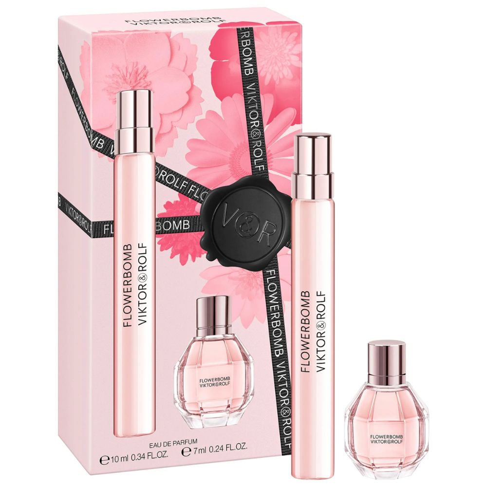 Viktor & Rolf Flowerbomb Mini Set Eau De Parfum Duo 7ml y 10ml