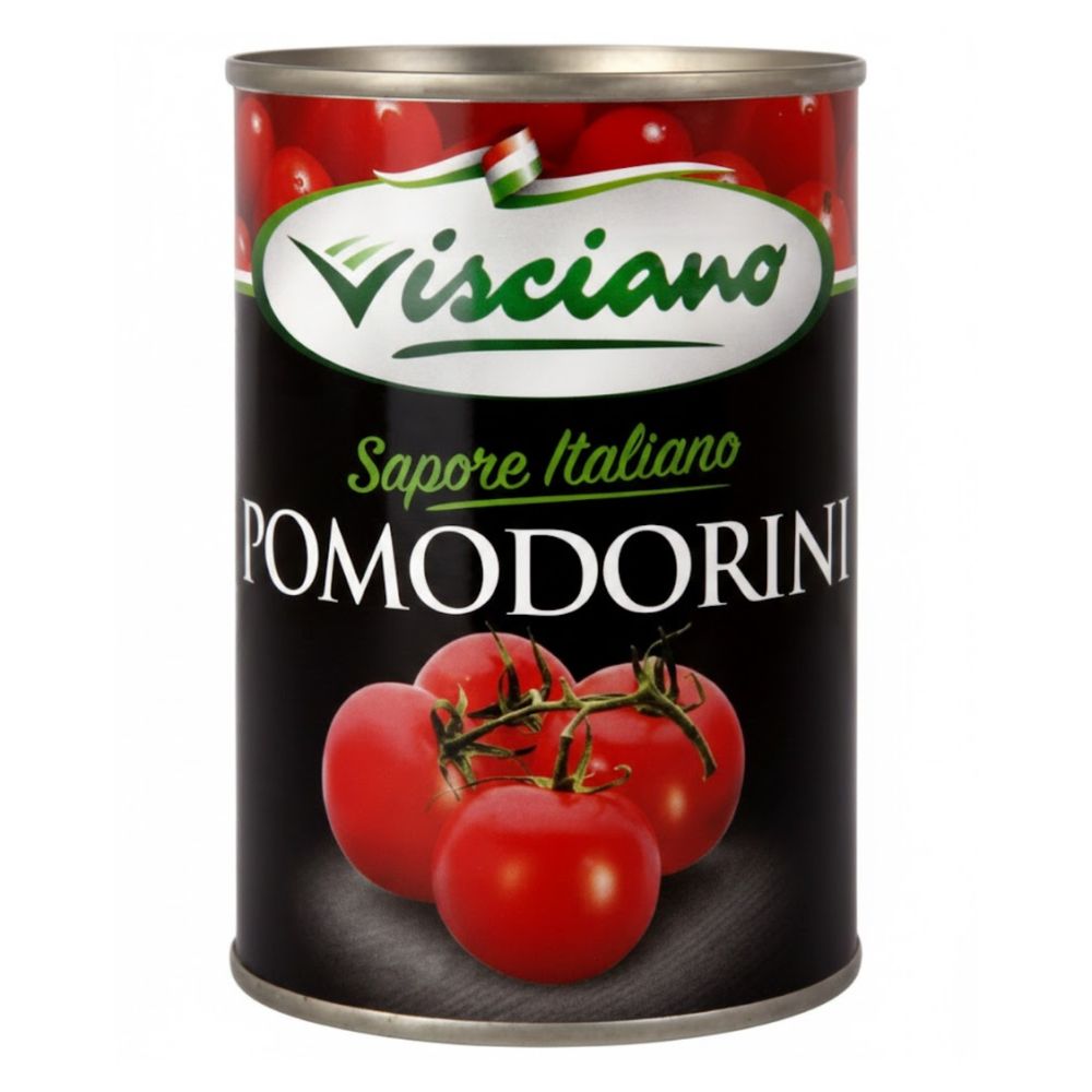 Visciano Sapore Italiano Tomate Cherry Lata Abre Fácil 400gr
