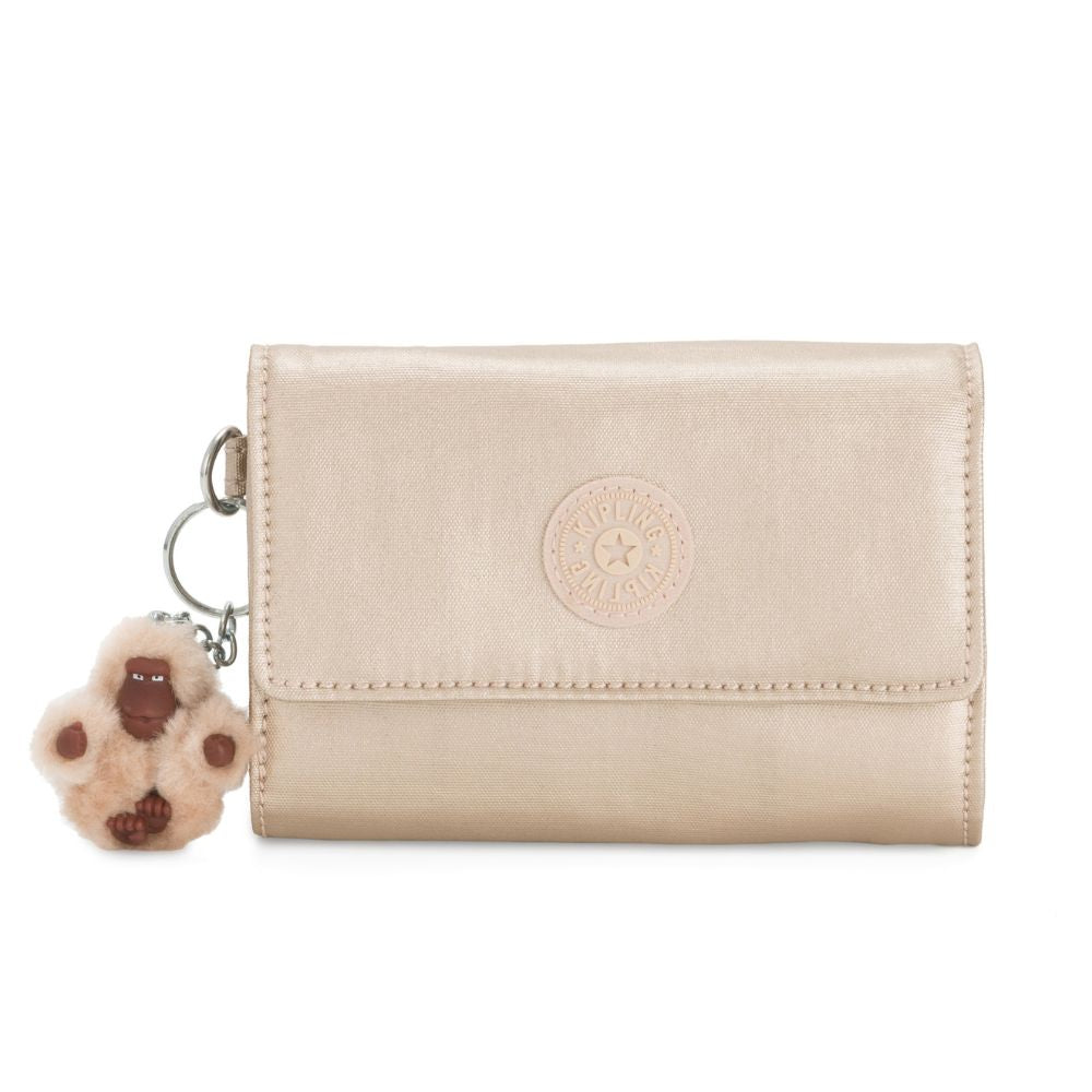 Kipling Billetera Pixi Starry Gold Metallic