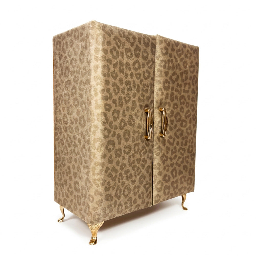 Willow & Riley Closet Jewelry Organizer Animal Print