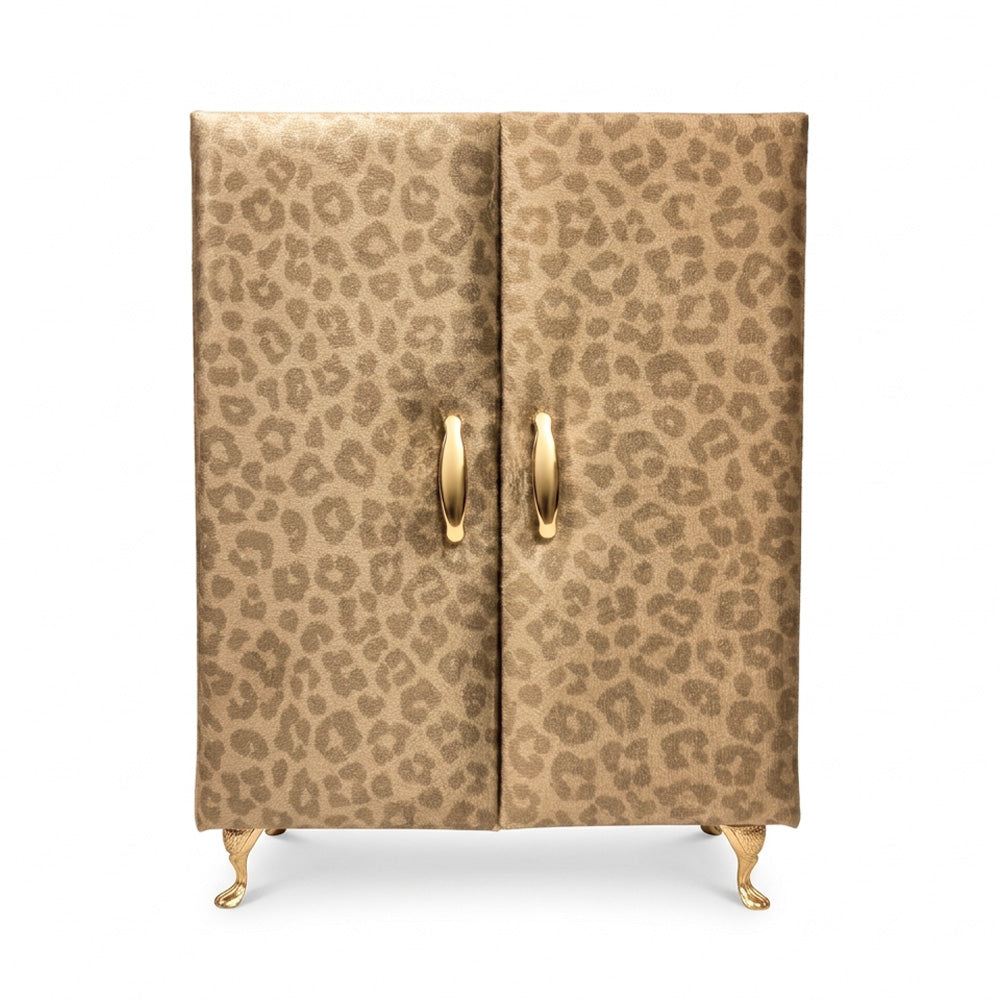 Willow & Riley Closet Jewelry Organizer Animal Print