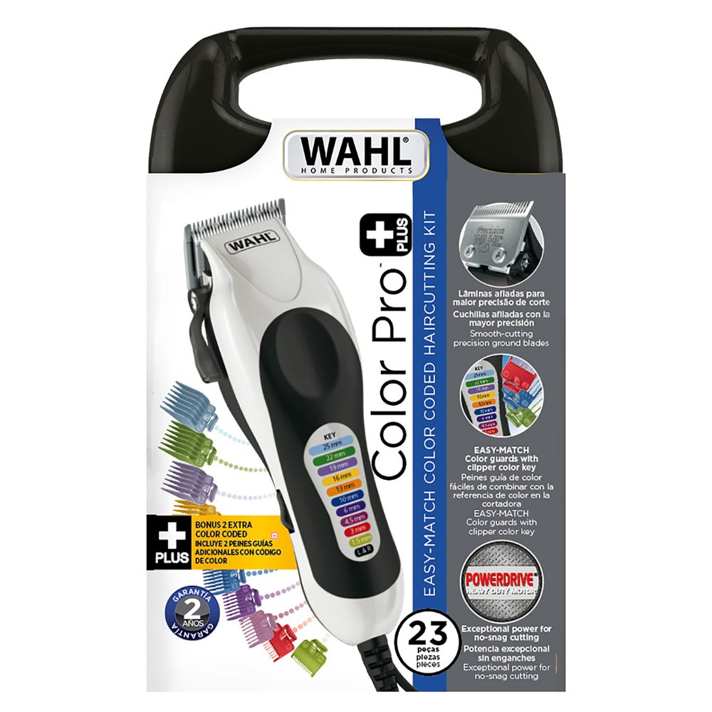 Wahl Cortadora de Cabello con Cable Color Pro Plus 120V 23 piezas