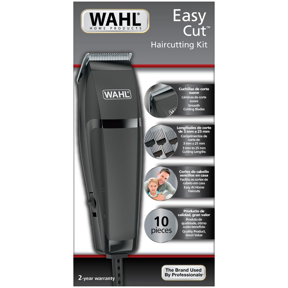 Wahl Cortadora de Cabello con Cable Easy Cut Basic 120V, 60HZ Kit 10 Piezas