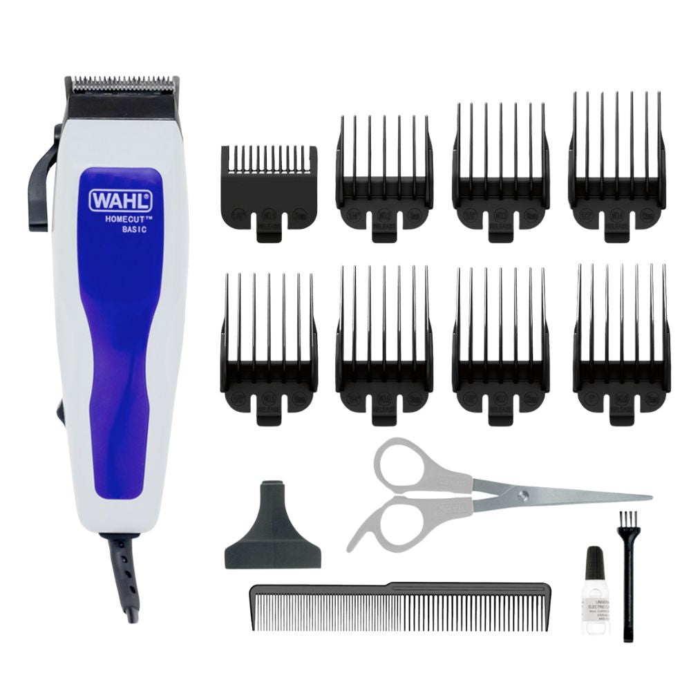 Wahl Cortadora de Cabello con Cable Home Cut Basic 120V Kit 14 piezas