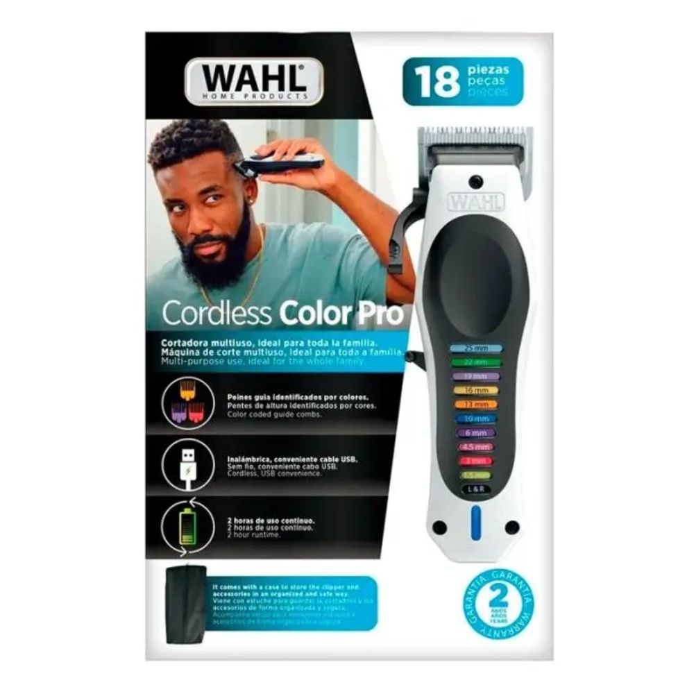 Wahl Cortadora de Cabello Cordles Color Pro 18 Piezas