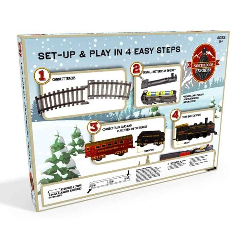 Tren Set 13 Pzs 6+ Well Played North Pole Express