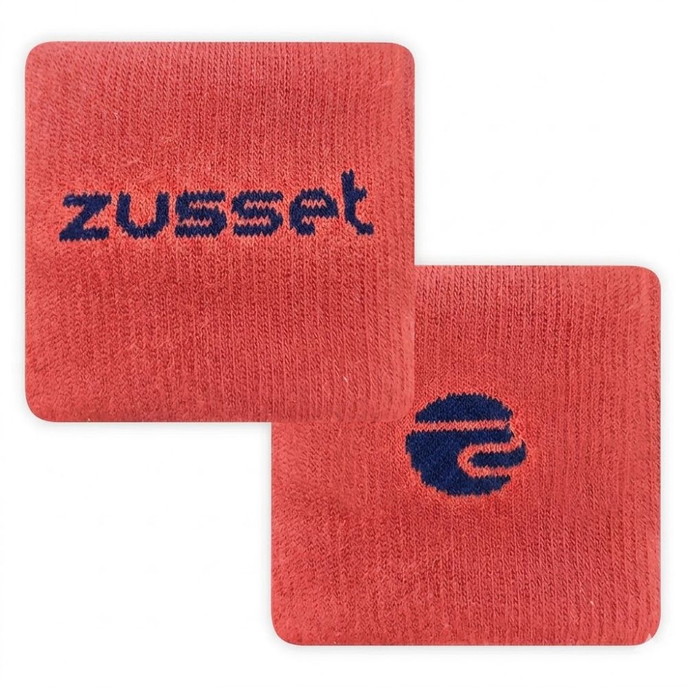 Zusset Muñequeras Cortas 2pk Para Padel Coral/Azul 8-8cm