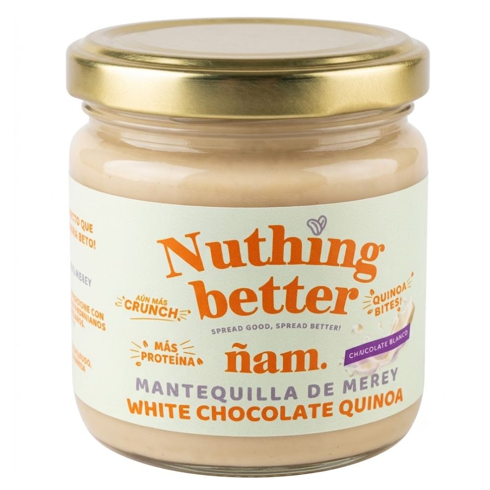 Nuthing Better Mantequilla de Merey White Chocolate Quinoa Ñam 230gr