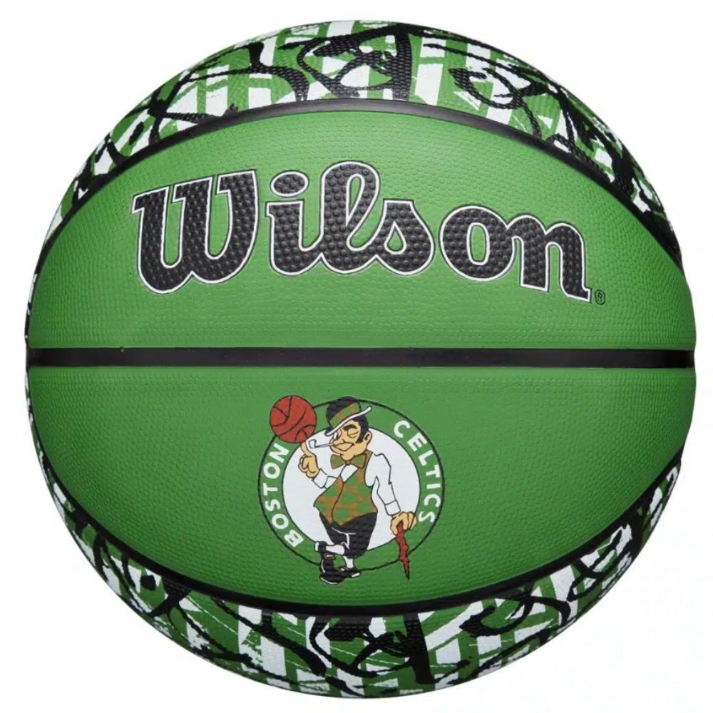 Wilson Balón De Basket NBA Graffiti Boston Celtics No.7