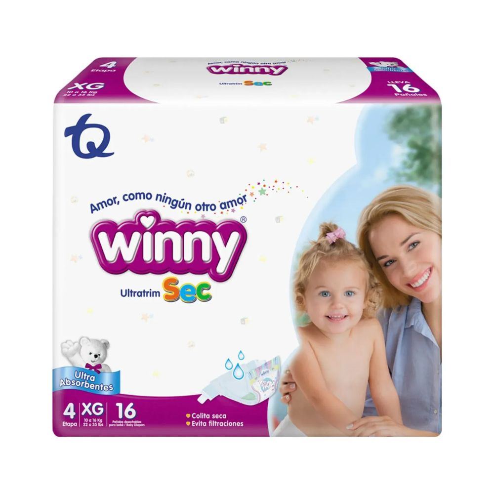 Winny Pañales Ultratrim Sec Etapa 4 Talla XG 16 Und