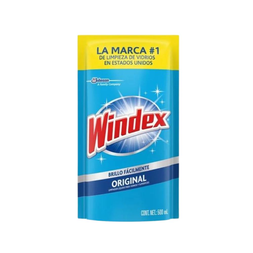 Windex Limpiador Vidrio y Superficios 500ml