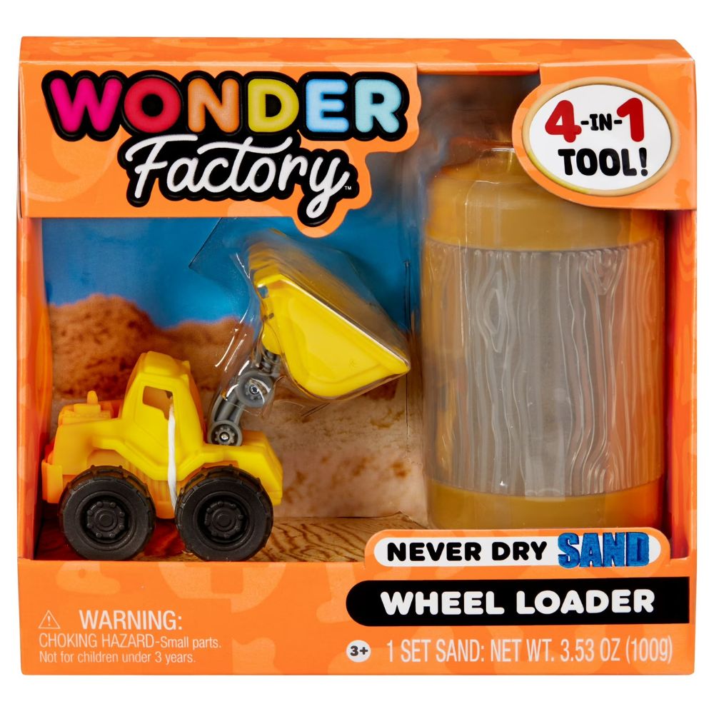 Wonder Factory Camion De Construccion Never Dry Sand Marrón 3+