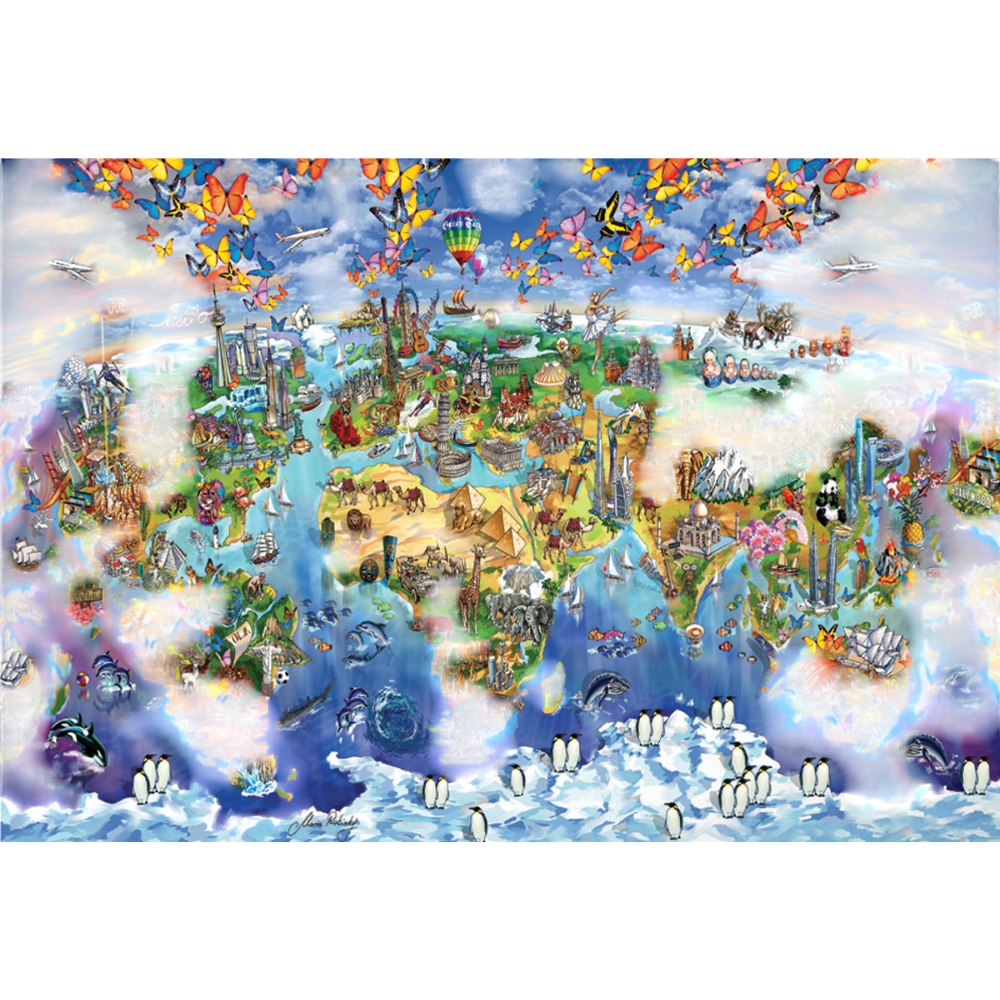 Eurographics Puzzle World Wonders 1000 Piezas