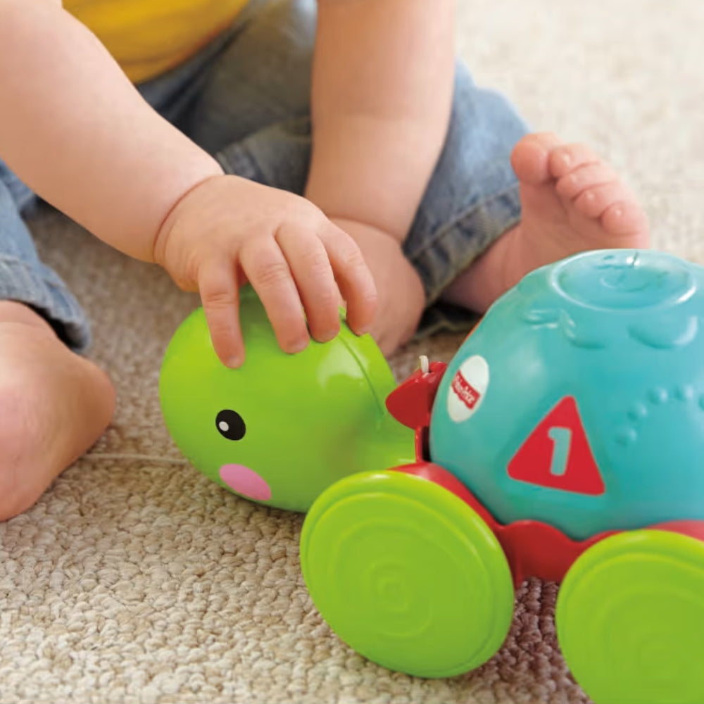 Fisher Price Juguete para Bebés Pull-Allong Turtle