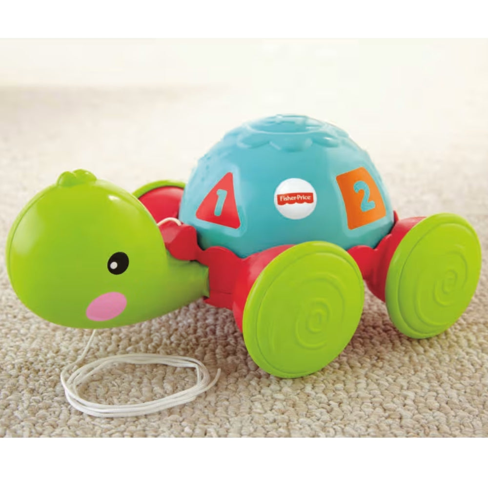 Fisher Price Juguete para Bebés Pull-Allong Turtle