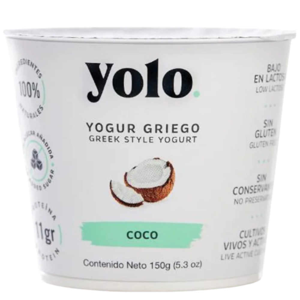 Yogurt Griego Yolo Coco 150 gr