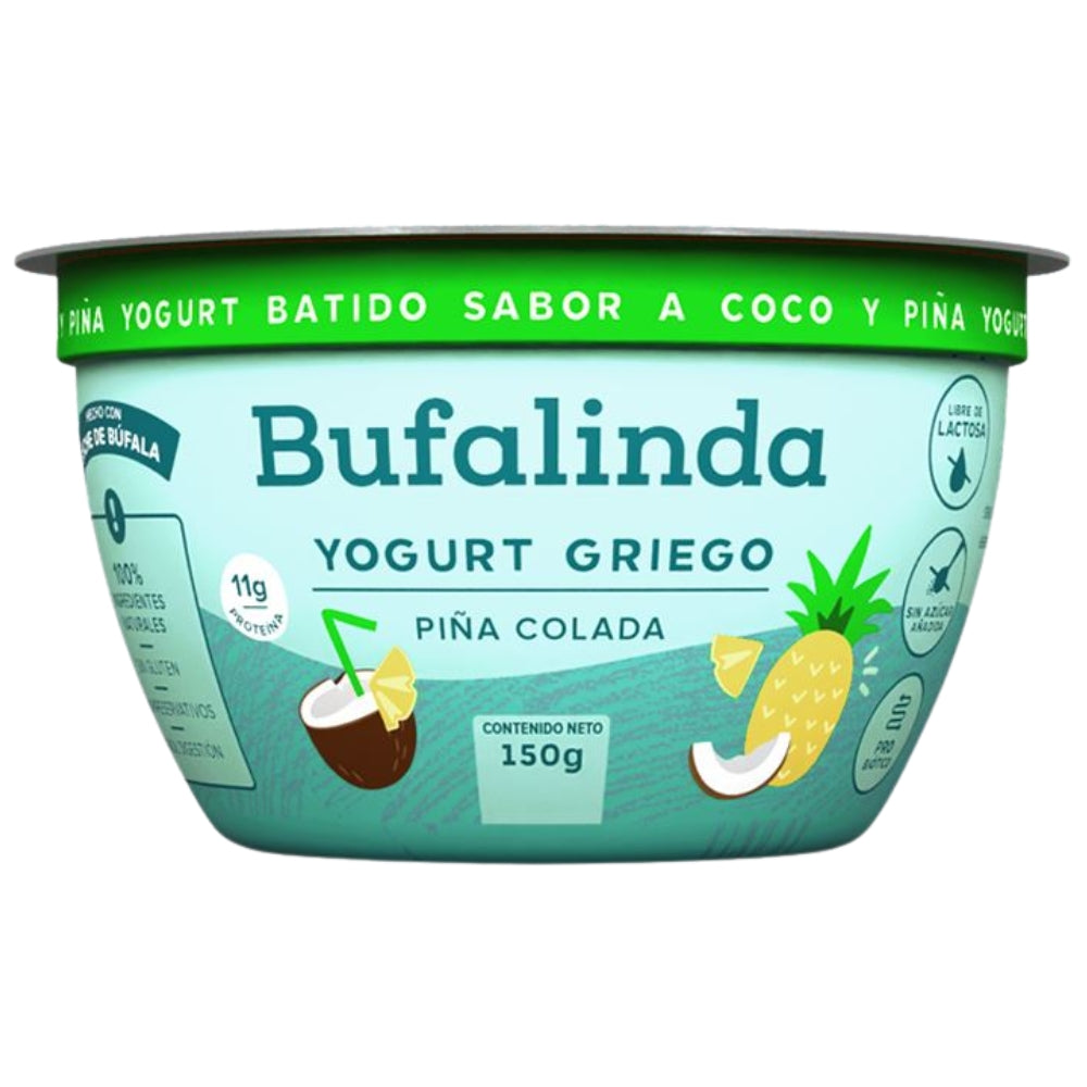 Yogurt Griego Bufalinda Piña Colada 150gr