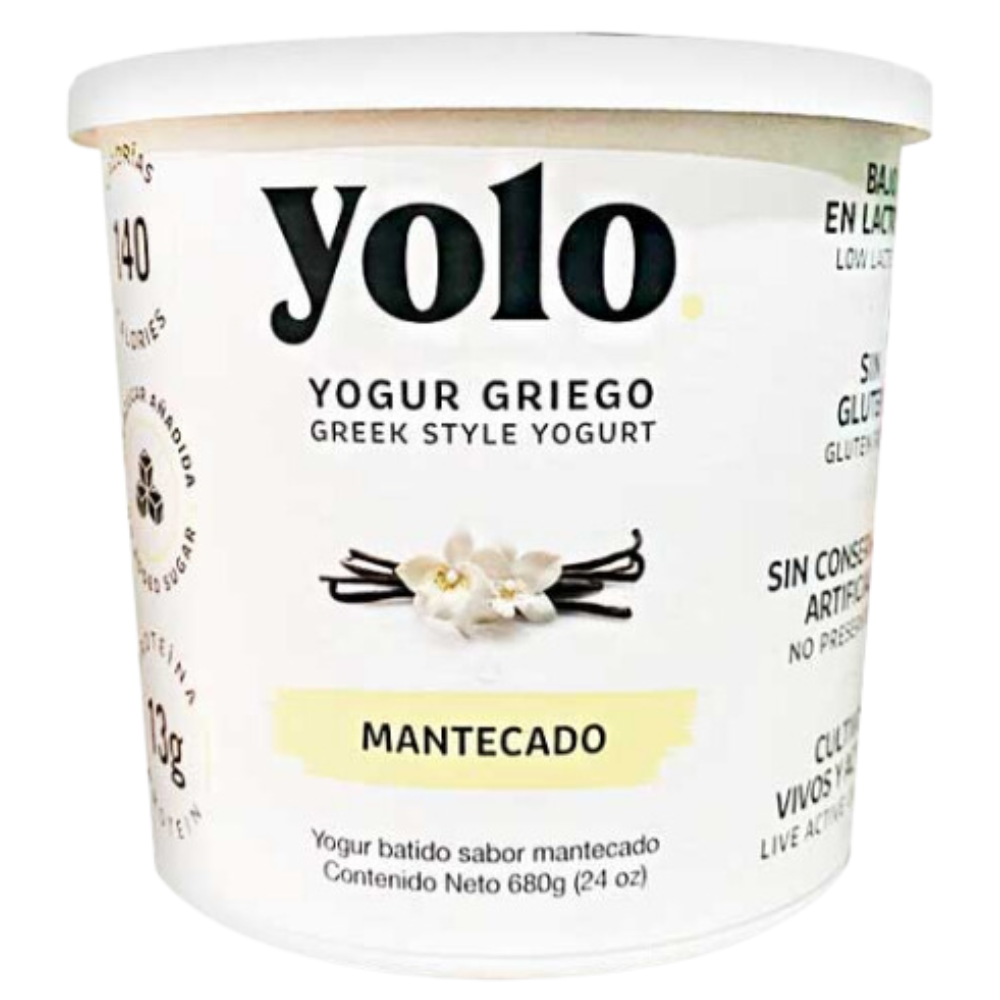 Yogurt Griego Yolo Mantecado 680 gr