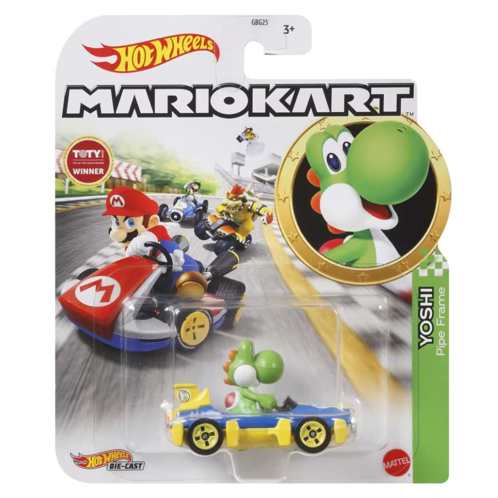 Hot Wheels Mario Kart Yoshi Mach 8