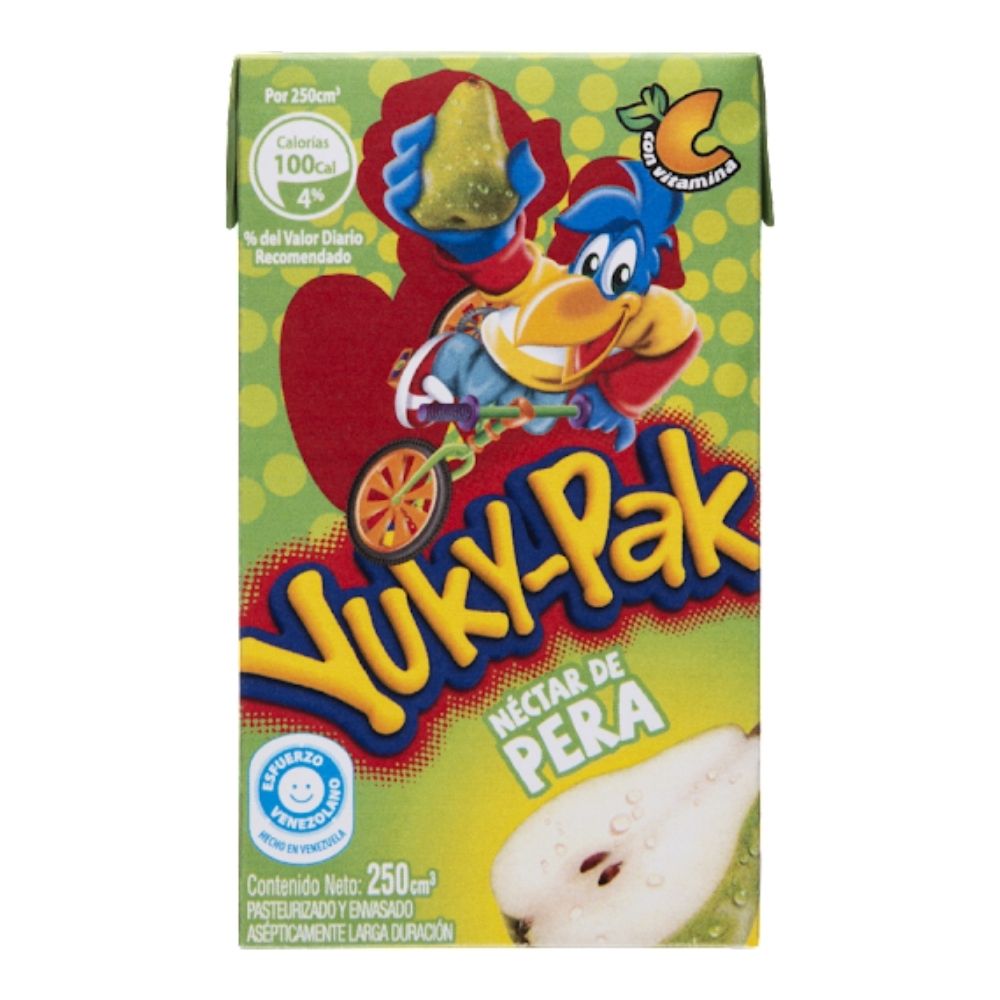 Yuky-Pak Nectar De Pera 250ml 3 Und