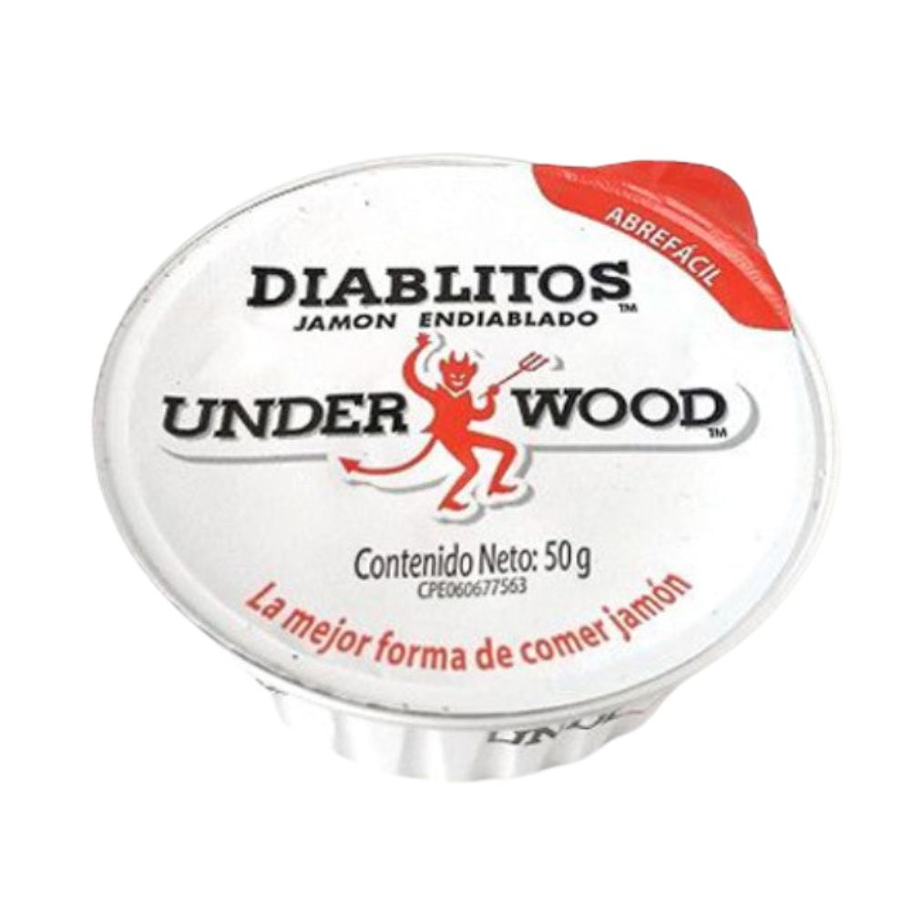 Diablitos UnderWood abrefacil Jamon Endiablado 50g