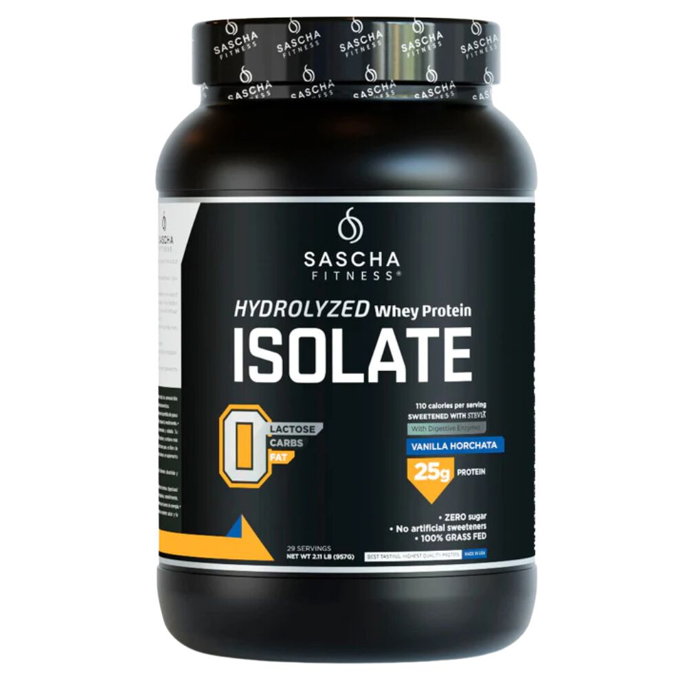 Whey Protein Hidrolizada Isolate by Sascha Fitness Vanilla Horchata 957 g