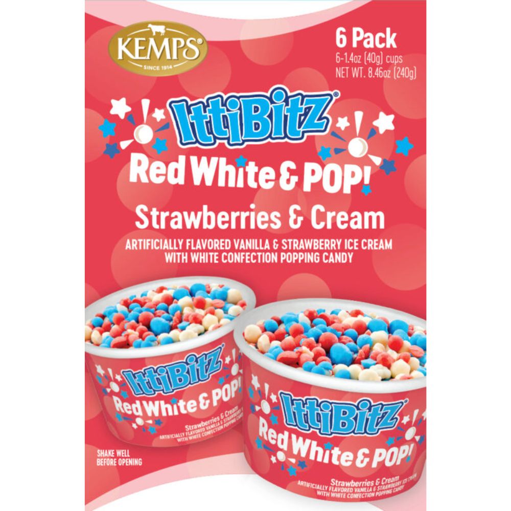 Helado Ittibitz 6 Pack Red White & POP Ice Cream 240g