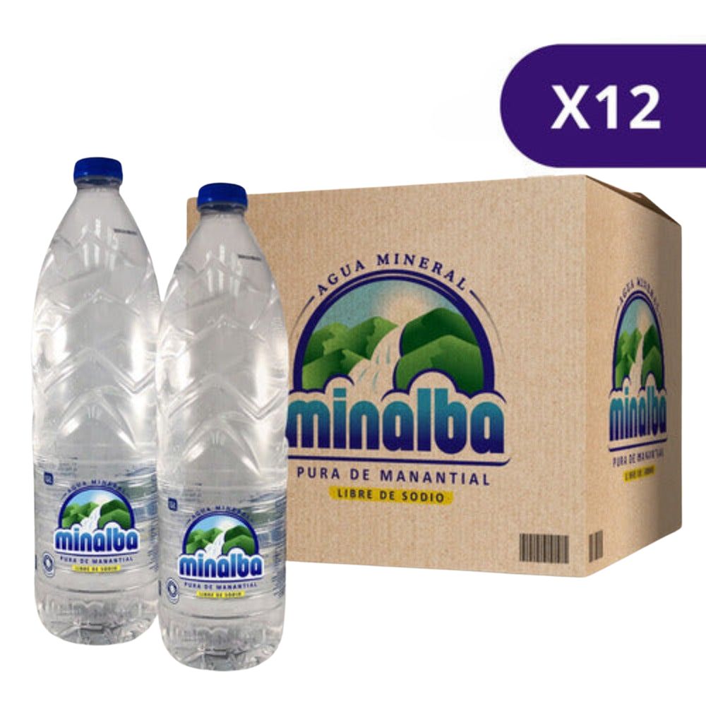 Agua Minalba 1.5 Litros Caja de 12 Unidades