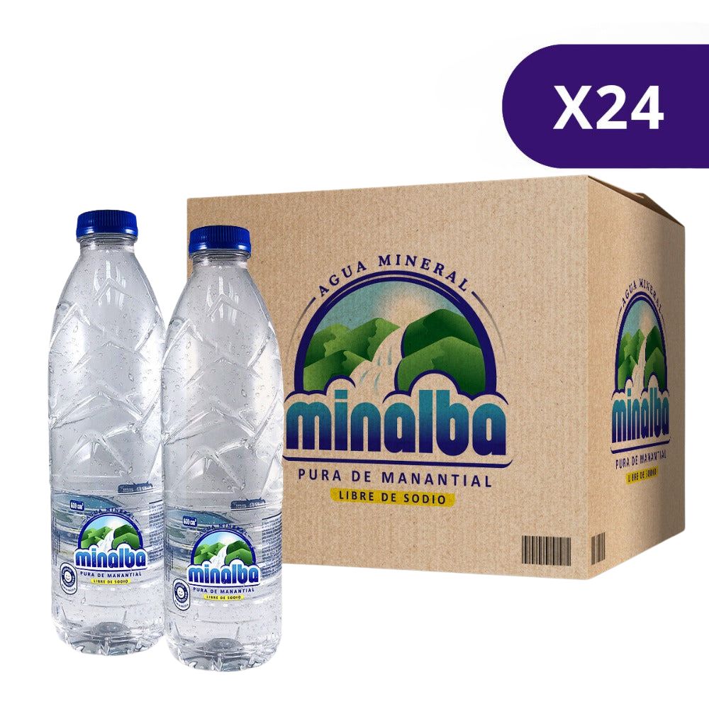 Agua Minalba 600ml Caja de 24 Und