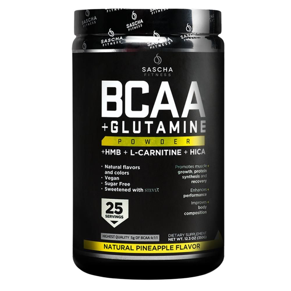 BCAA con Glutamina by Sascha Fitness Pineapple 362,5 gr
