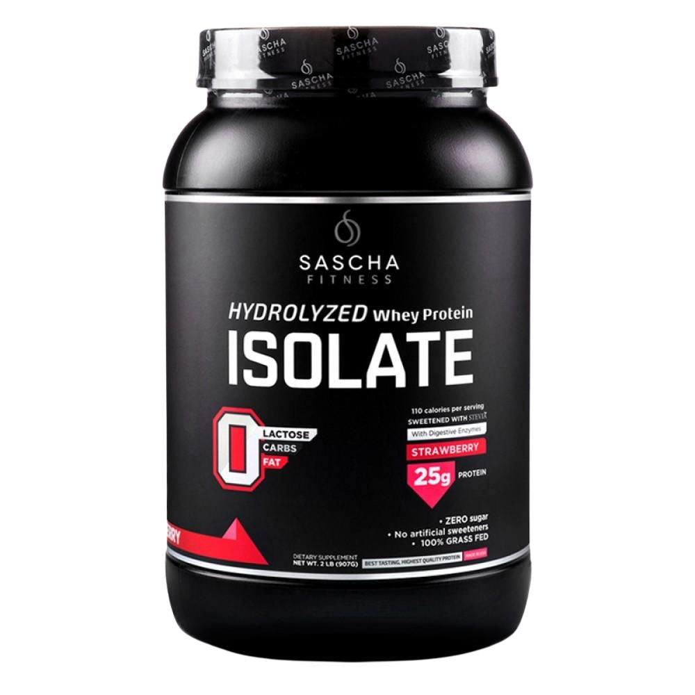 Whey Protein Hidrolizada Isolate by Sascha Fitness sabor Strawberry 957g