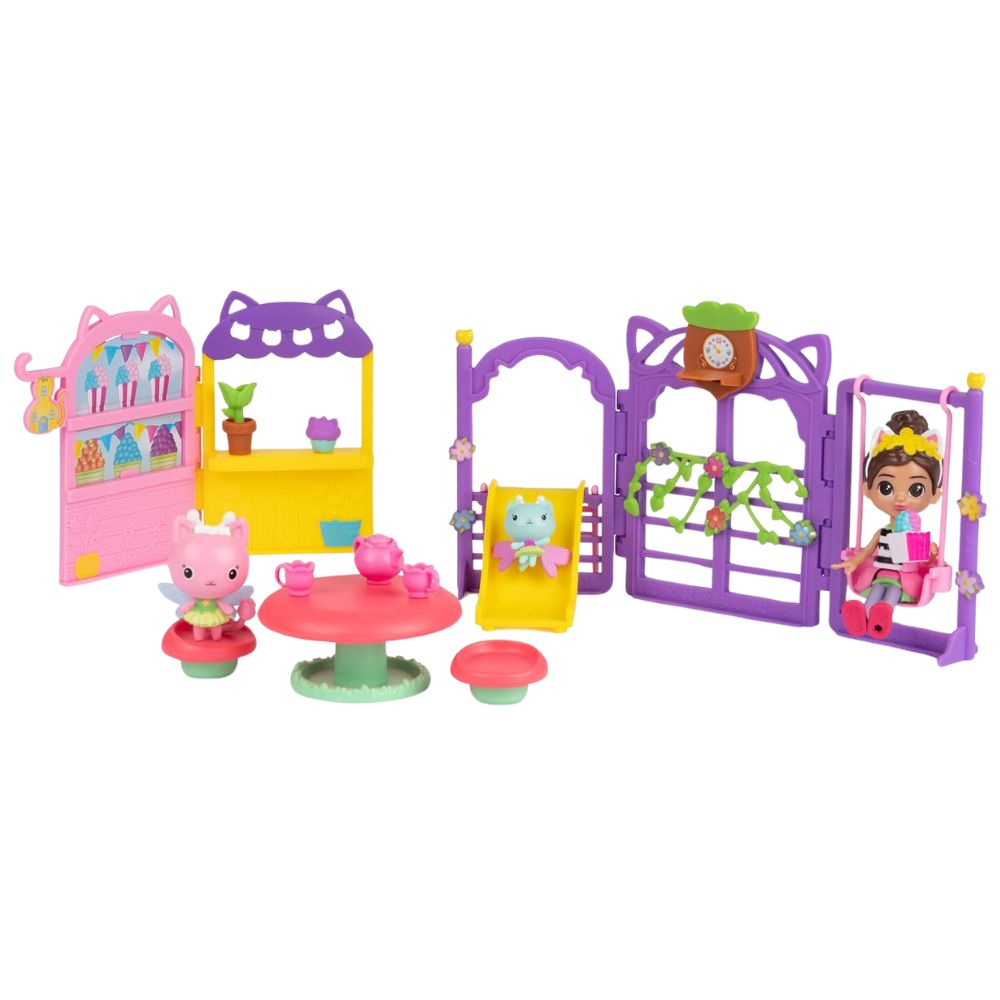 Gabby's Dollhouse Kitty Fairy Garden Party Set 3+