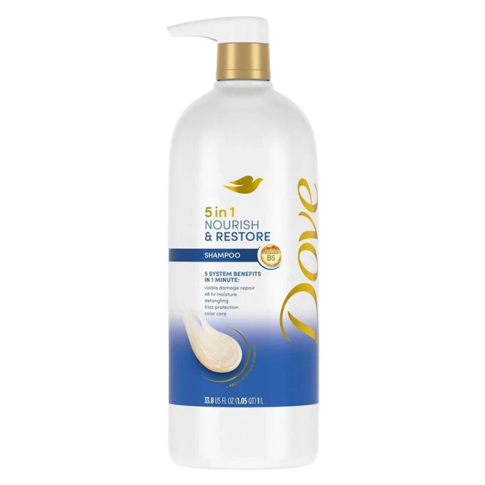 Dove Shampoo 5 en 1 Nourish & Restore 1L