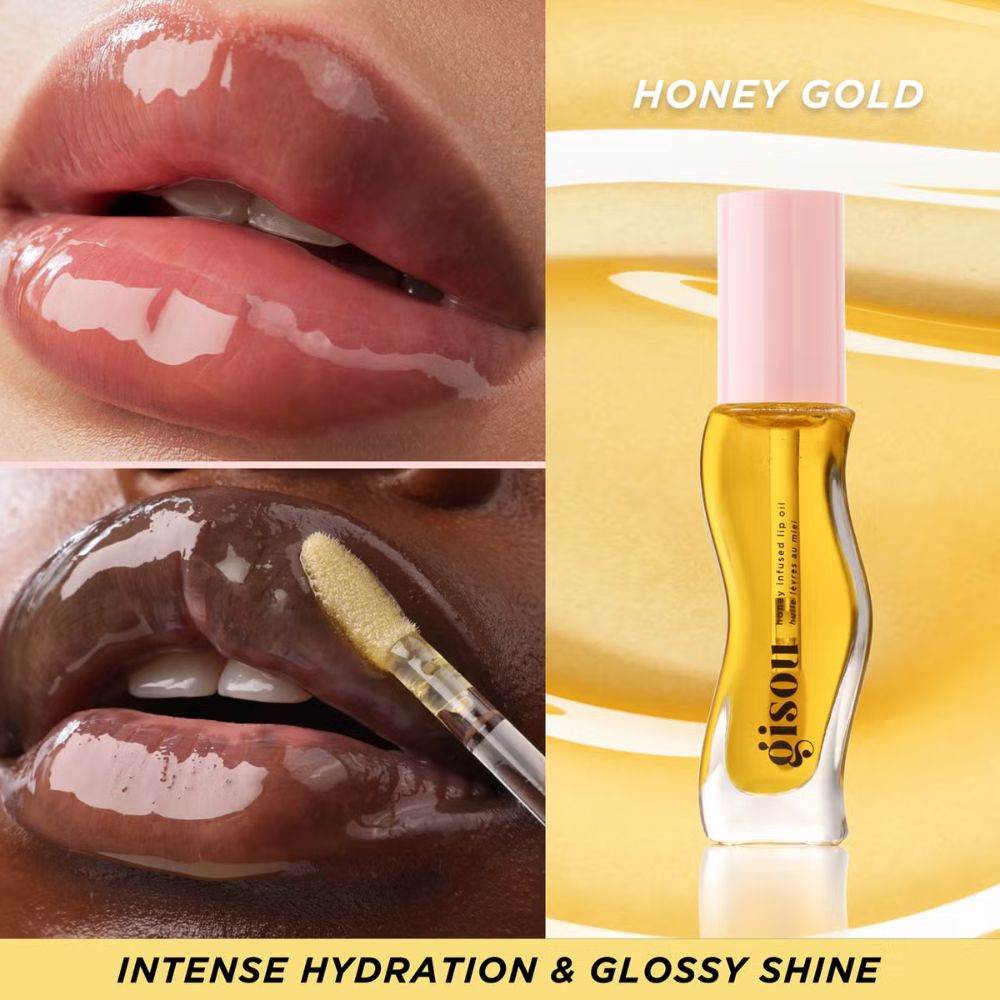 Gisou Honey Infused Lip Oil Honey Gold 8ml