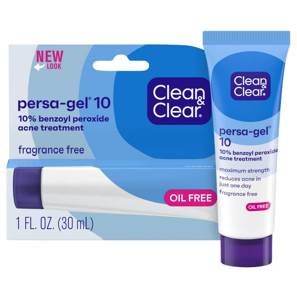 Clean & Clear Persa-Gel 10 10%Benzoyl Peroxide Acne Treatment 30ml