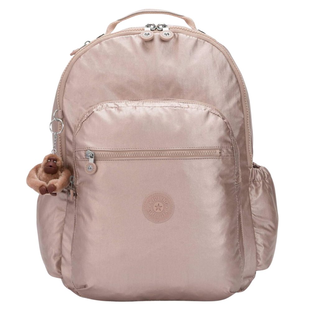 Kipling Quartz Metallic Seoul GM Backpack