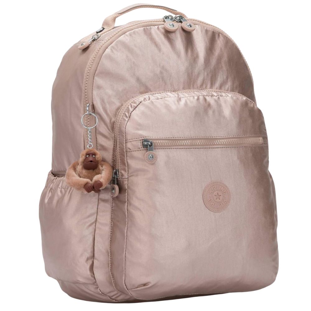 Kipling Quartz Metallic Seoul GM Backpack