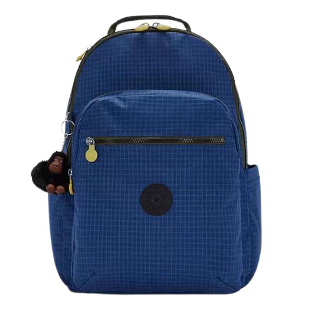 Kipling Bulto Worker Blue M Seoul Backpack