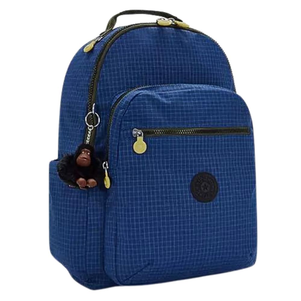 Kipling Bulto Worker Blue M Seoul Backpack