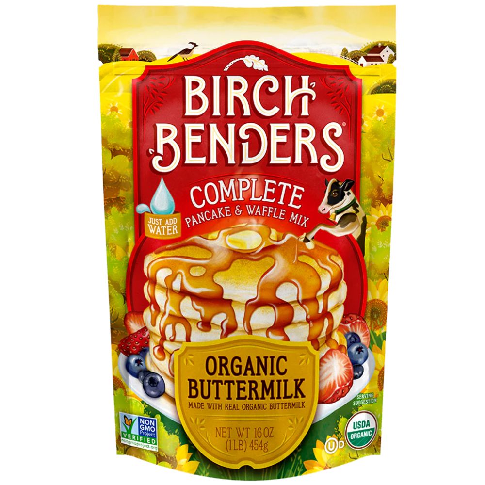 Birch & Benders Pancake & Waffle Mix Organic Buttermilk 454g