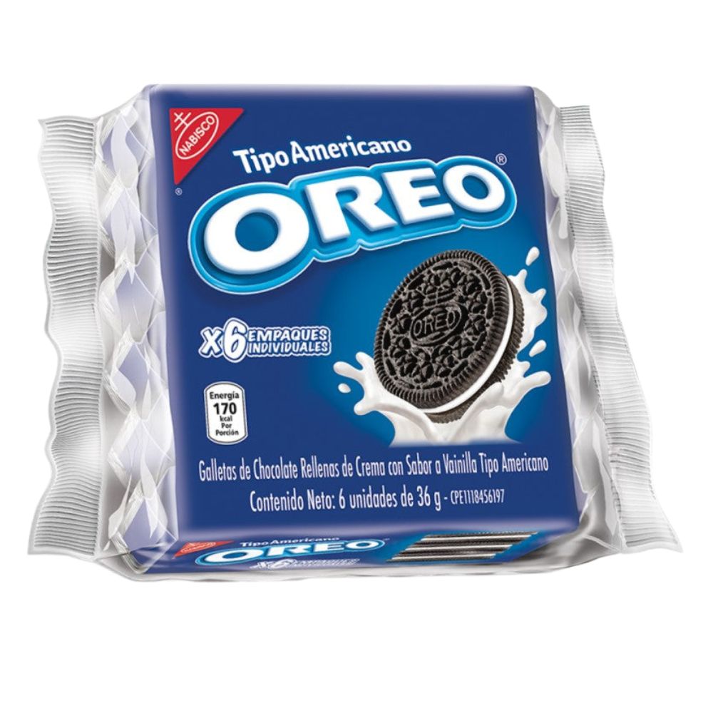 Galletas Oreo 6 Packs Tipo Americano